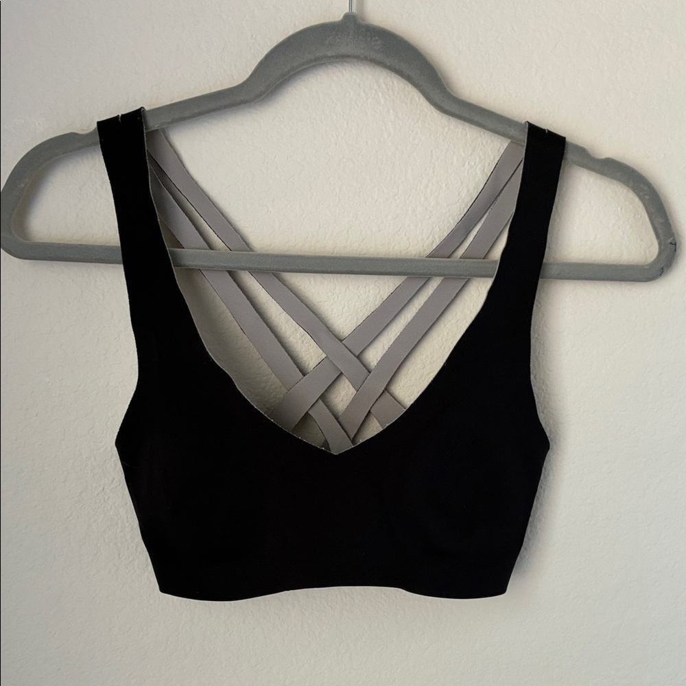 Lululemon Athletica Black Strappy Bra Intimates